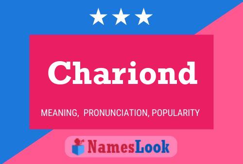 Chariond Name Poster