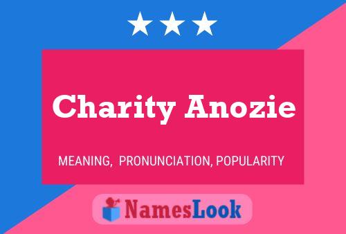 Charity Anozie Name Poster