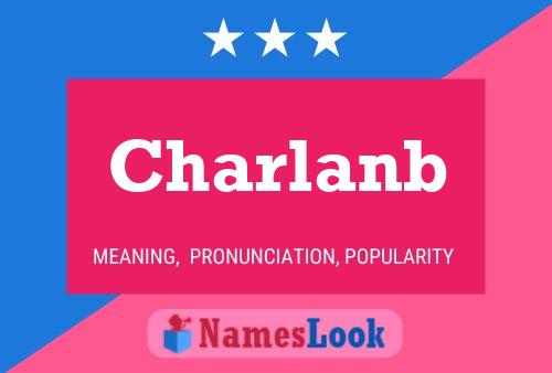 Charlanb Name Poster