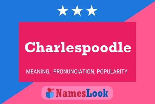 Charlespoodle Name Poster