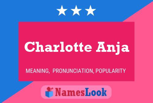 Charlotte Anja Name Poster