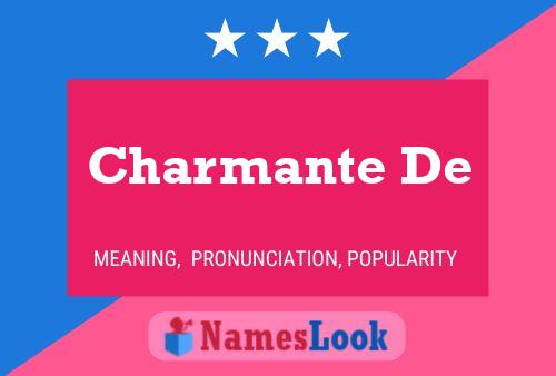 Charmante De Name Poster