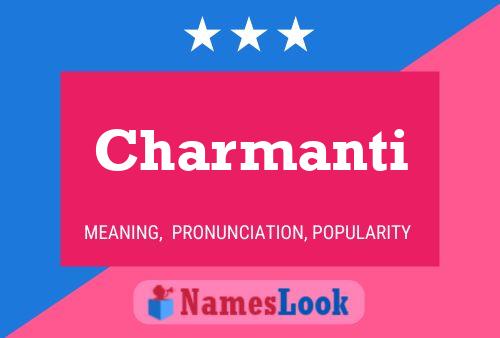 Charmanti Name Poster