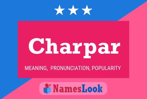 Charpar Name Poster