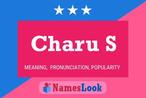 Charu S Name Poster