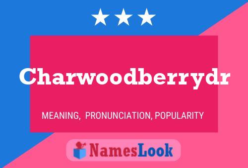 Charwoodberrydr Name Poster