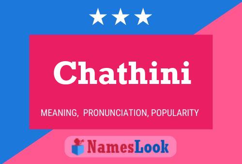 Chathini Name Poster