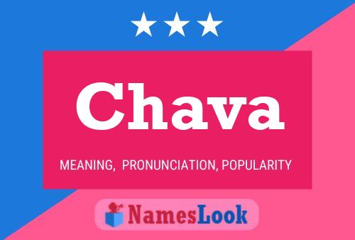 Chava Name Poster