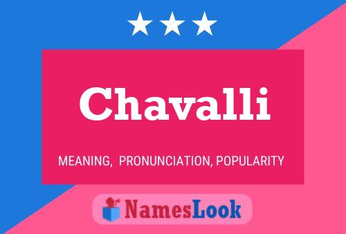 Chavalli Name Poster