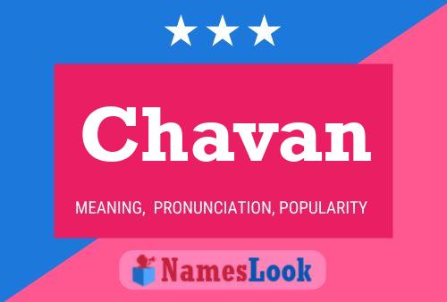 Chavan Name Poster