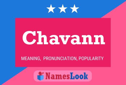 Chavann Name Poster