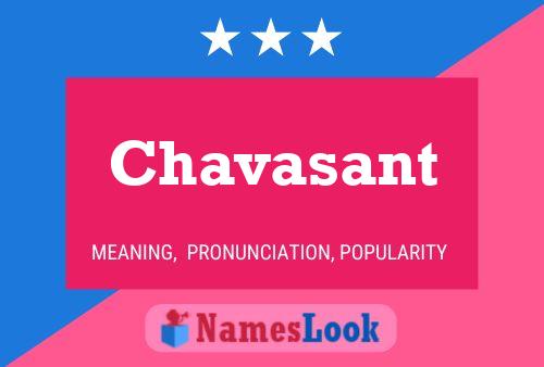 Chavasant Name Poster