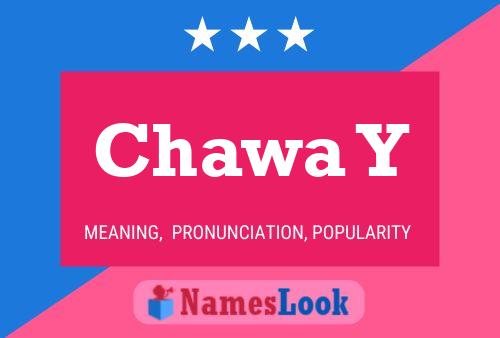 Chawa Y Name Poster