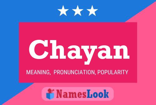 Chayan Name Poster