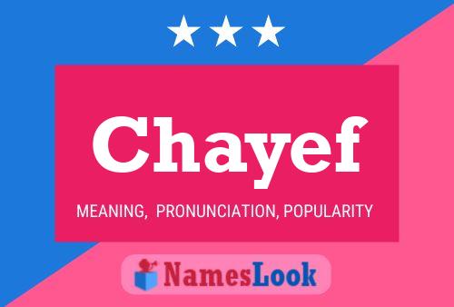 Chayef Name Poster