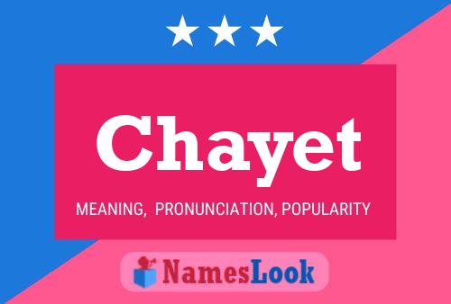 Chayet Name Poster