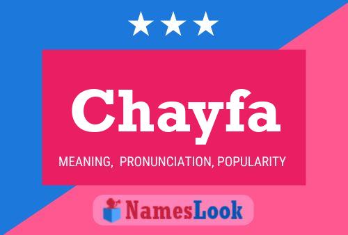 Chayfa Name Poster