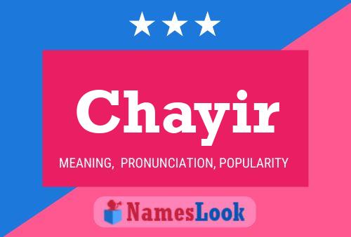 Chayir Name Poster