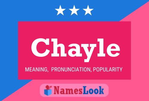 Chayle Name Poster