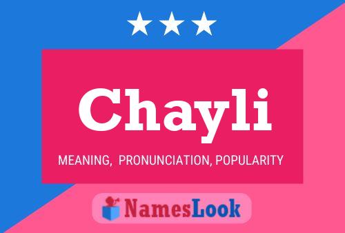 Chayli Name Poster