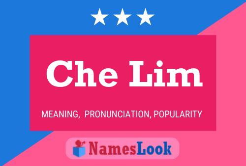 Che Lim Name Poster