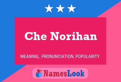 Che Norihan Name Poster