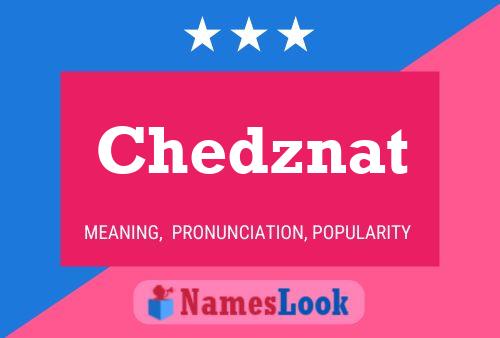 Chedznat Name Poster