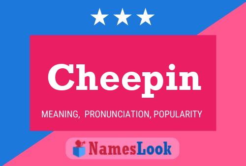 Cheepin Name Poster