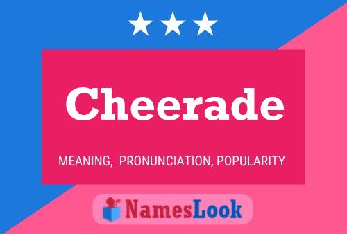 Cheerade Name Poster