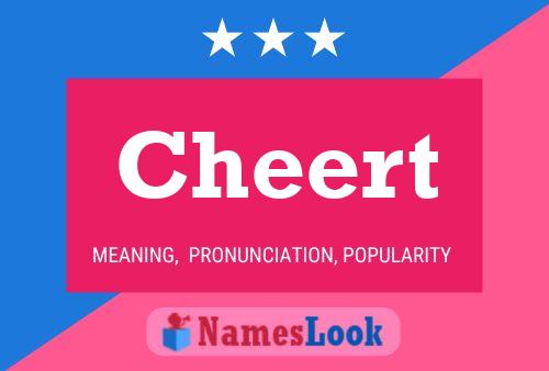 Cheert Name Poster