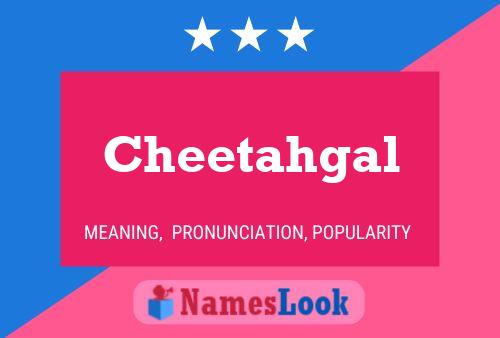 Cheetahgal Name Poster