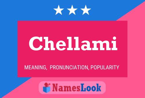 Chellami Name Poster