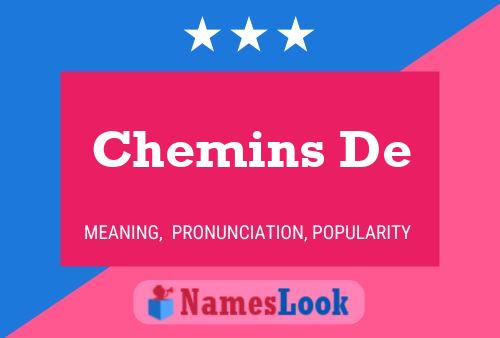 Chemins De Name Poster