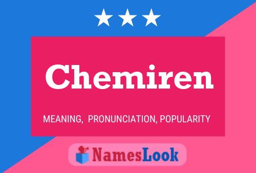 Chemiren Name Poster