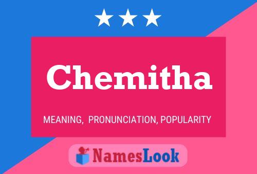 Chemitha Name Poster