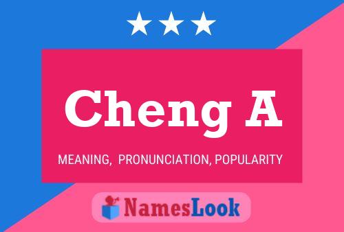 Cheng A Name Poster