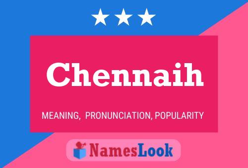 Chennaih Name Poster