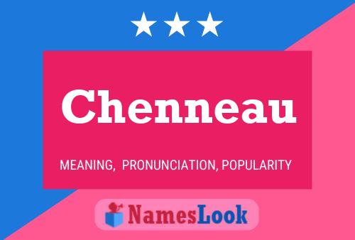 Chenneau Name Poster