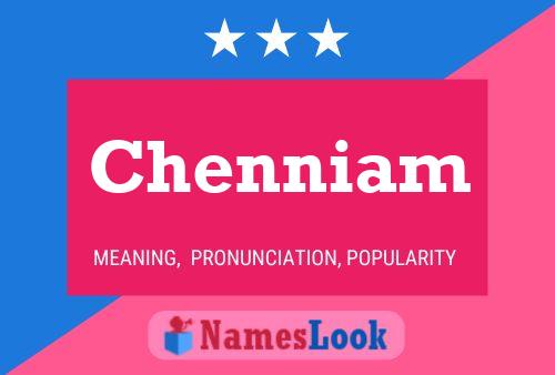 Chenniam Name Poster