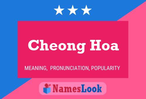 Cheong Hoa Name Poster