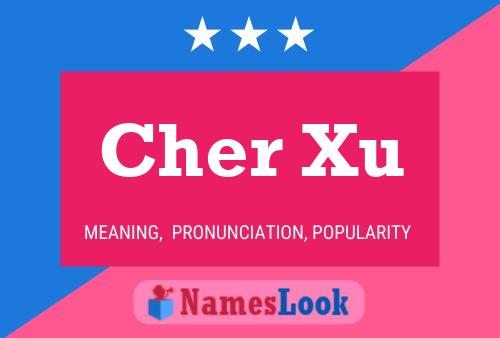 Cher Xu Name Poster