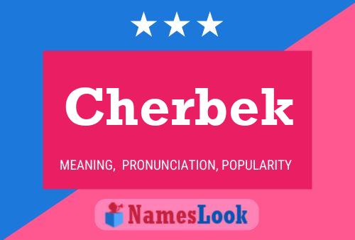 Cherbek Name Poster