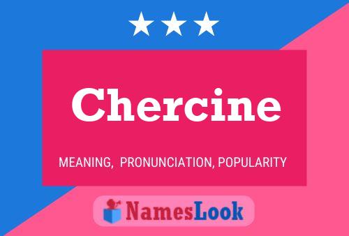 Chercine Name Poster