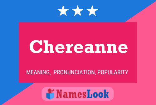 Chereanne Name Poster