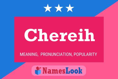 Chereih Name Poster