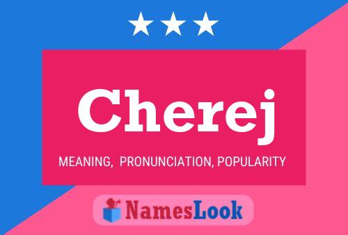 Cherej Name Poster