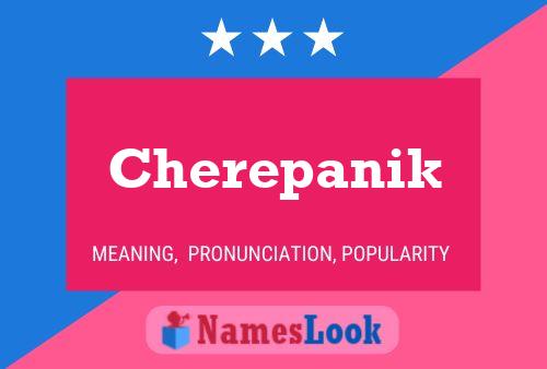 Cherepanik Name Poster