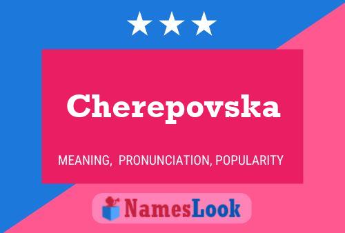 Cherepovska Name Poster