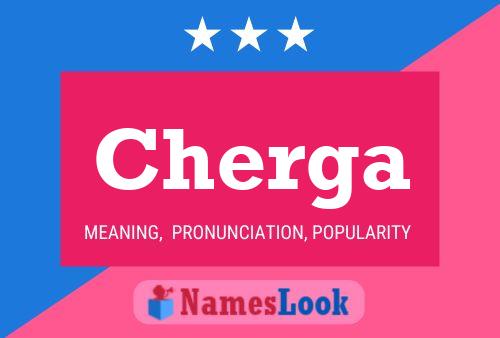 Cherga Name Poster