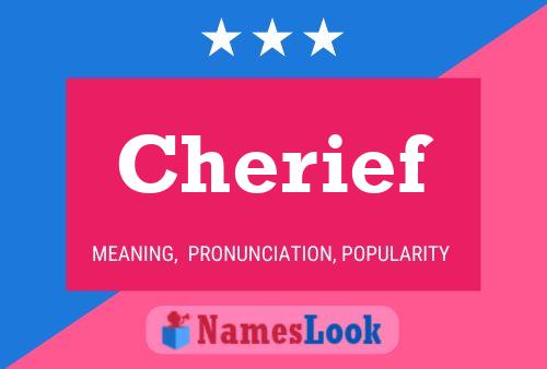 Cherief Name Poster